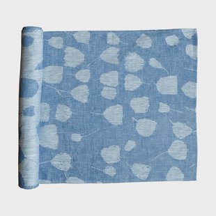 Fine Little Day Bouquet tafelloper 150x45 cm Blauw-offwhite