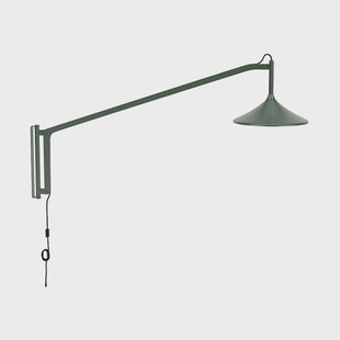 FDB Møbler U17 Hasle wandlamp Olijfgroen, 134 cm