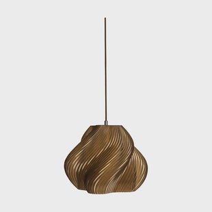 Crème Atelier Soft Serve hanglamp Caramel-chroom, 02, 25 cm