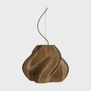 Crème Atelier Soft Serve hanglamp Caramel-chroom, Mega, 60 cm