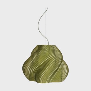 Crème Atelier Soft Serve hanglamp Olive-chroom, Mega, 60 cm