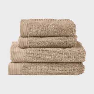 Zone Denmark Classic handdoekset 4 delen camel