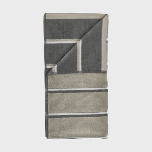Zone Denmark Sauna handdoek Eucalyptus-olive green-soft grey, 50x100 cm