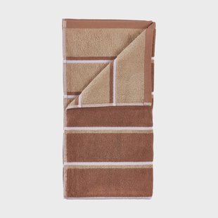 Zone Denmark Sauna handdoek Terracotta-camel-lupine, 70x140 cm