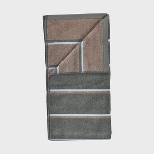 Zone Denmark Sauna handdoek Olive green-taupe-blue fog, 70x140 cm