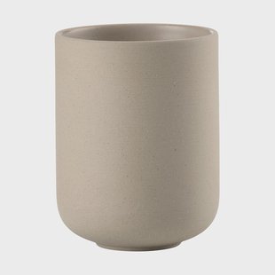 Zone Denmark Sensu tandenborstelhouder Ø7,4x9,5 cm taupe