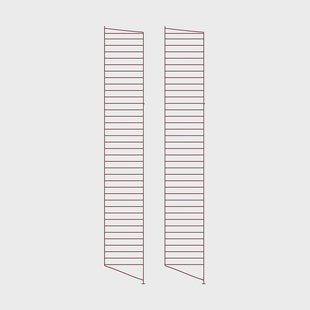 String String vloerpaneel Donkerrood, 200x30 cm, 2-pack