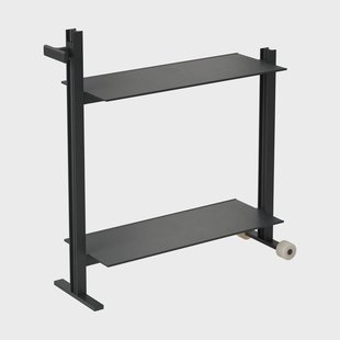 Museum Museum Trolley serveerwagen Zwart, 74,5x77,5x24 cm