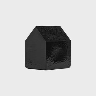 Kosta Boda Kosta huis Zwart, 11 cm