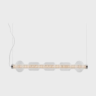 Artemide Alambicco horizontale hanglamp 5 glaskappen