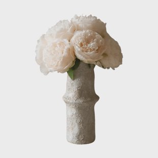 Botané Pioenrozen kunstboeket Mini, crème 10 st.