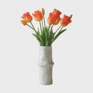 Botané Triumph tulpen kunstboeket Oranje, 10 st.