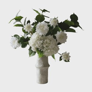 Botané Soft Serve kunstboeket Hortensia-dahlia, 8 st.