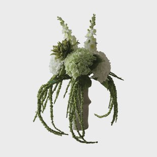 Botané Enchanted Matcha kunstboeket Ridderspoor-amarant-hortensia-cactus, 9 st.