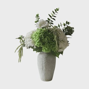 Botané Smashed Avocado kunstboeket Hortensia-pioenroos-amarant-skimmia bessen-eucalyptus 12 st.