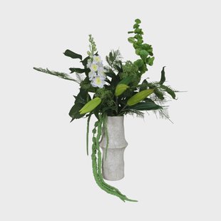 Botané Silent Meadow kunstboeket Ridderspoor-lelie-amarant-eucalyptus-varen 6 st.