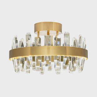 By Rydéns Triumph plafondlamp Ø60 cm Messing-glas, Ø50 cm