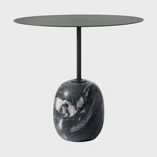 &Tradition Lato LN9 bijzettafel Deep green-verde grigio, 40x50x45 cm