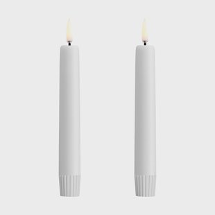Uyuni Lighting Uyuni LED kaars wit 2-pack Ø2,3x16,4 cm