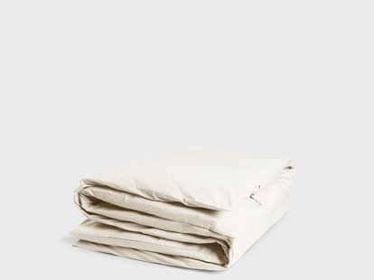 Yumeko Dekbedovertrek percal katoen white sand 260x240 100% biologisch en fairtrade katoen, percal geweven