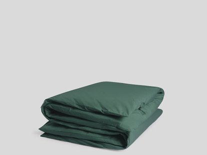 Yumeko Dekbedovertrek percal katoen forest green 260x240 100% biologisch en fairtrade katoen, percal geweven