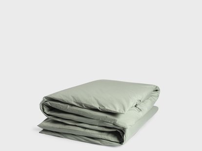Yumeko Dekbedovertrek percal katoen jade green 260x240 100% biologisch en fairtrade katoen, percal geweven