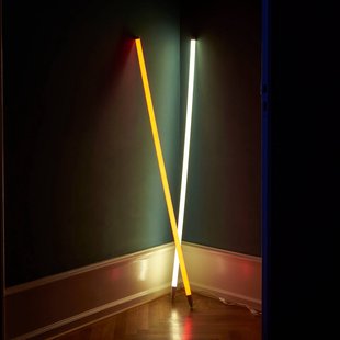 HAY LED-buislamp Neon Tube, geel, PVC, lengte 1,5 m, stekker