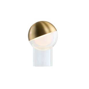 FRANDSEN LED tafellamp op batterijen Pila, messing, 20 cm, dimbaar