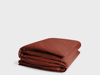 Yumeko Dekbedovertrek flanel red velvet 260x240 100% biologisch katoen, flanel (licht geborsteld)