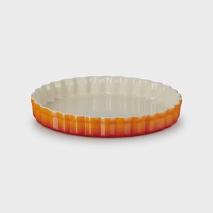 Le Creuset - Taartvorm in Aardewerk - Oranjerood - 24 cm