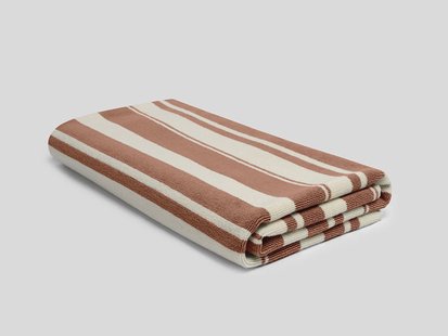Yumeko Hamamdoek Terracotta Stripe 100x180 - 1 st. 100% biologisch katoen