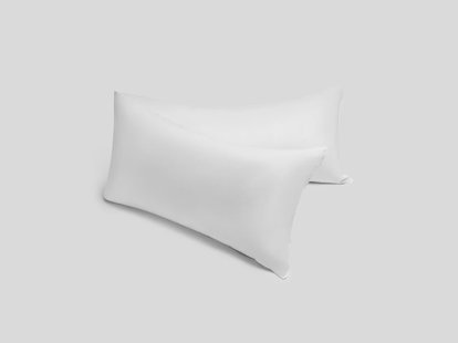 Yumeko Kussen zijslaper gerecycled halfdons 35x160 medium 
Vulling: 15% gerecycled dons (eenden- en ganzendons), 85% gerecyclede veertjes (eenden- en ganzenveertjes)
Tijk: 100% biologisch katoen