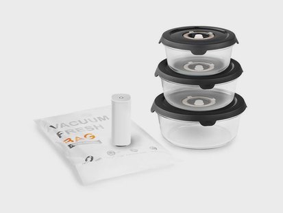 RONDE VACUÜMGLAZEN CONTAINER - ZAKSET