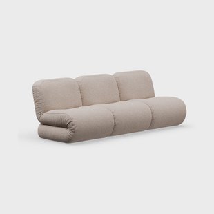 Lammhults BAU bank 3-zits, Zero beige