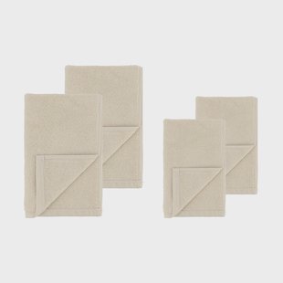Scandi Living Drift handdoekenset 4-delig - Wit