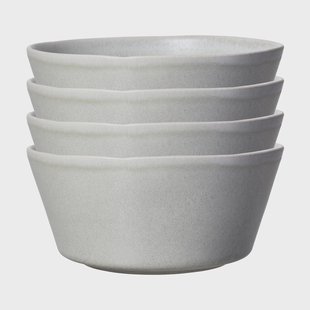 Scandi Living Sandsbro kom lichtgrijs, Ø15 cm, 4-pack