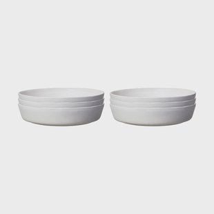 Scandi Living Sandsbro pastabord offwhite, Ø23 cm, 6-pack
