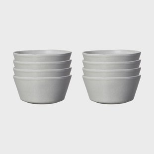 Scandi Living Sandsbro kom lichtgrijs, Ø15 cm, 8-pack