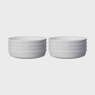 Scandi Living Sandsbro pastabord offwhite, Ø23 cm, 8-pack