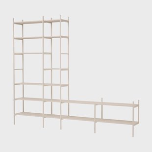 TÔNN furniture Portal TV-plank, Off white, 279 cm