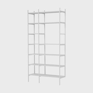 TÔNN furniture Portal boekenkast, Wit, 123 cm
