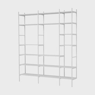 TÔNN furniture Portal boekenkast, Wit, 201 cm