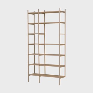 TÔNN furniture Portal boekenkast, Camel, 123 cm