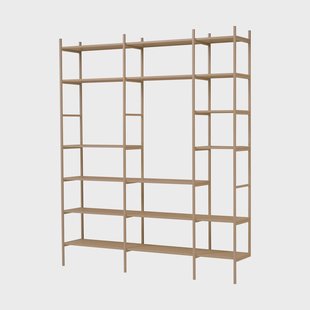 TÔNN furniture Portal boekenkast, Camel, 201 cm