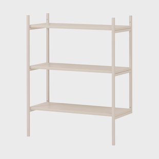 TÔNN furniture Portal kleine boekenkast, Off white, 80 cm