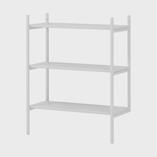 TÔNN furniture Portal kleine boekenkast, Wit, 80 cm