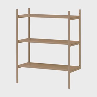 TÔNN furniture Portal kleine boekenkast, Camel, 80 cm