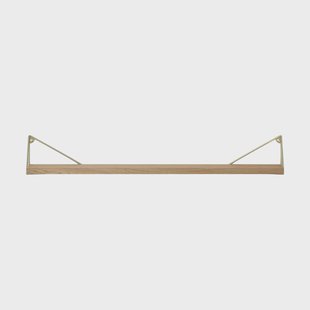 Maze Pythagoras plank, Eik-messing, 20x80 cm