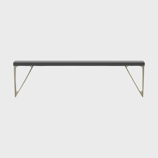 Maze Pythagoras plank, Zwart-messing, 20x80 cm