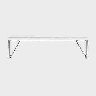 Maze Pythagoras plank, Wit-chroom, 20x80 cm